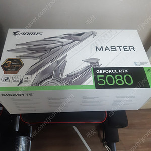 기가바이트 5080 aorus master ice 그래픽카드 개봉품