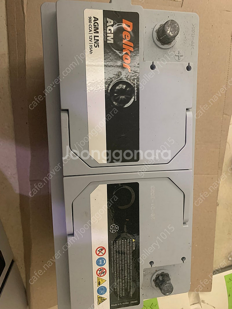 델코배터리 AGM 95L DIN LN5--0