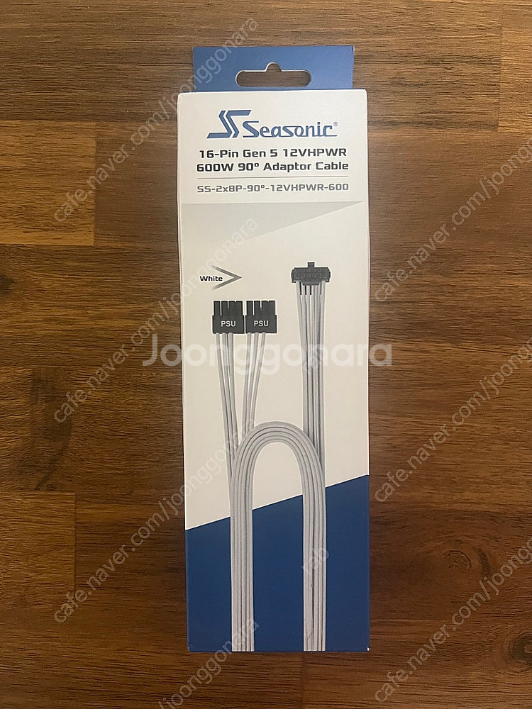 시소닉 12vhpwr 90도 케이블 화이트 판매--0