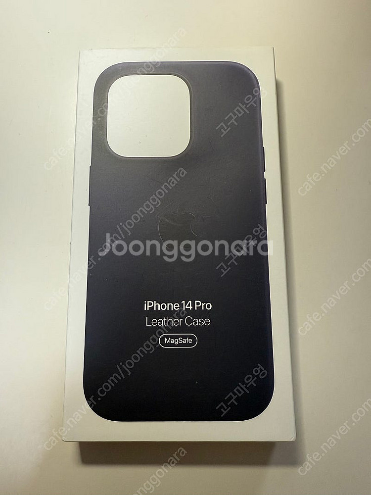 애플 정품 가죽케이스 잉크 아이폰 14pro--0