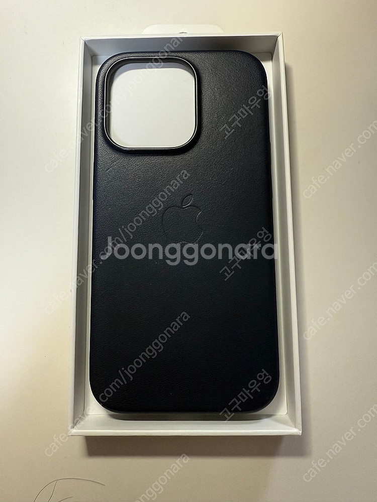 애플 정품 가죽케이스 잉크 아이폰 14pro--1