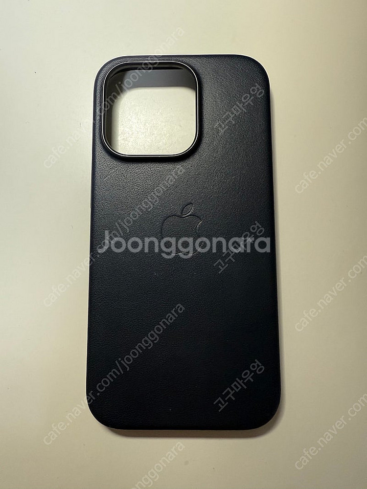 애플 정품 가죽케이스 잉크 아이폰 14pro--2