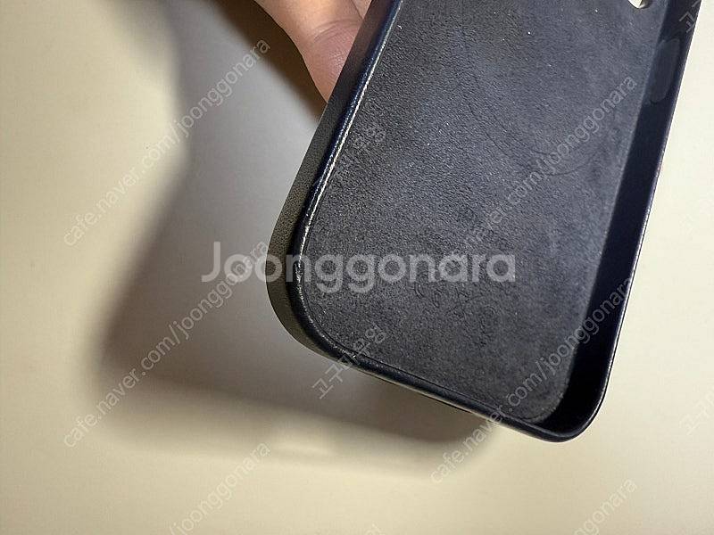 애플 정품 가죽케이스 잉크 아이폰 14pro--3