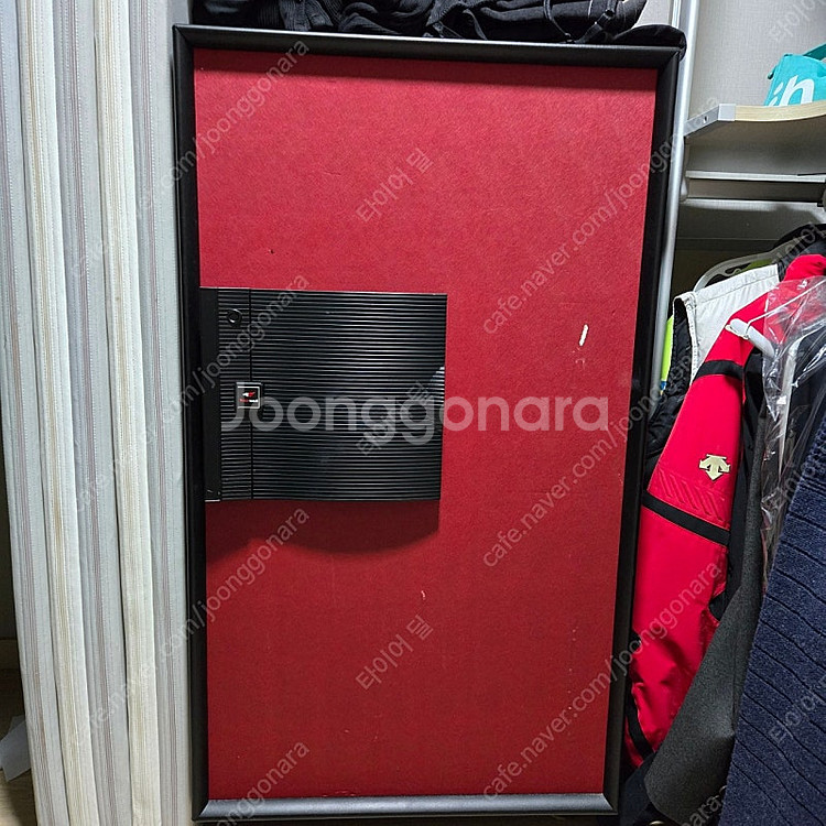 선일금고 EGE-100 레드 색상 팝니다.--1
