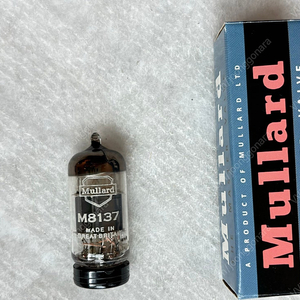 Mullard 멀라드 M8137/CV4004. 12AX7고신뢰관. NOS 1개 판매