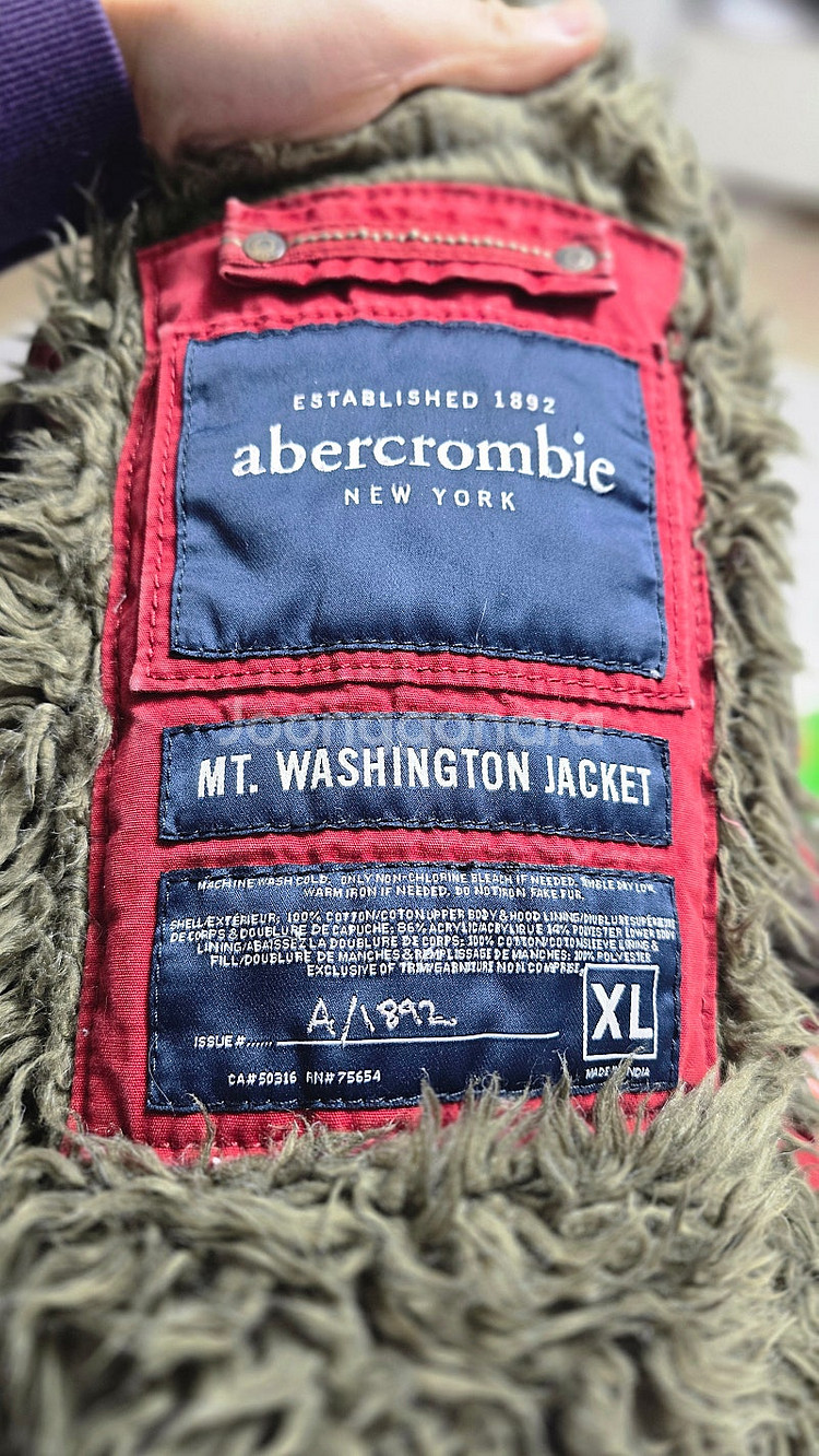 Abercrombie 아베크롬비 마운틴 워싱턴 자켓 봄...--8