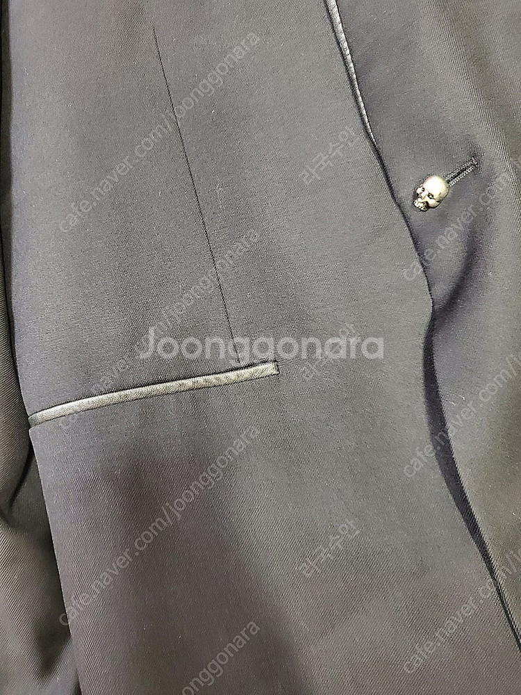 정품 쿠플스 양가죽 포인트 울 블레이져 자켓--3