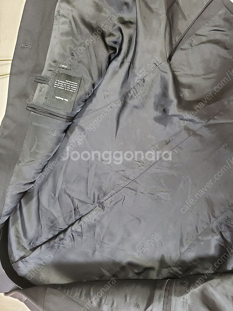 정품 쿠플스 양가죽 포인트 울 블레이져 자켓--5