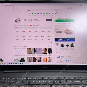 LG그램 엘지그램 프로 16 RTX3050 블랙 노트북 판매 (새상품급)