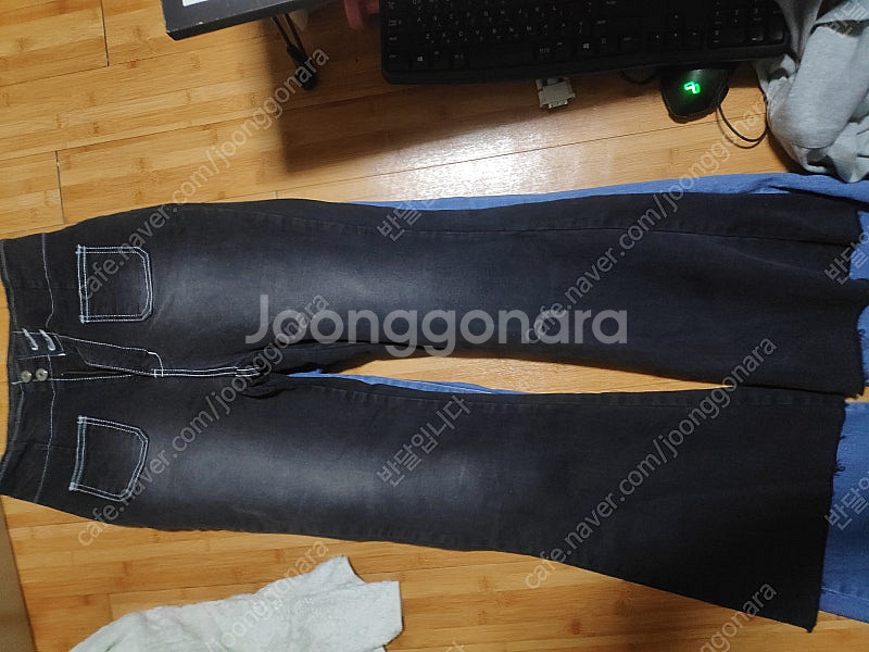 매그놀리아 부츠컷 워싱 팬츠--0