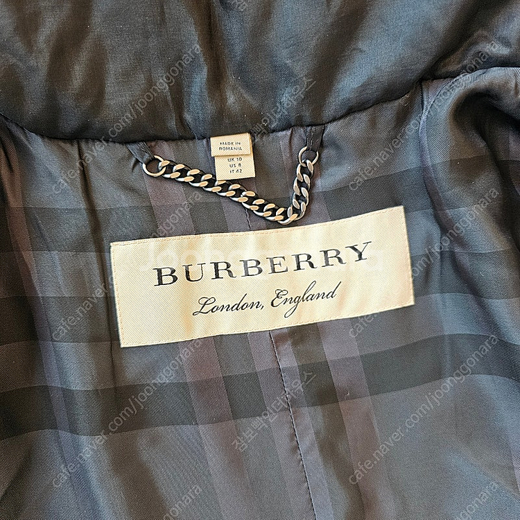 이사정리 폭탄세일 여자 버버리 롱 패딩 UK10 44~55 S사이즈 상태 최고--3