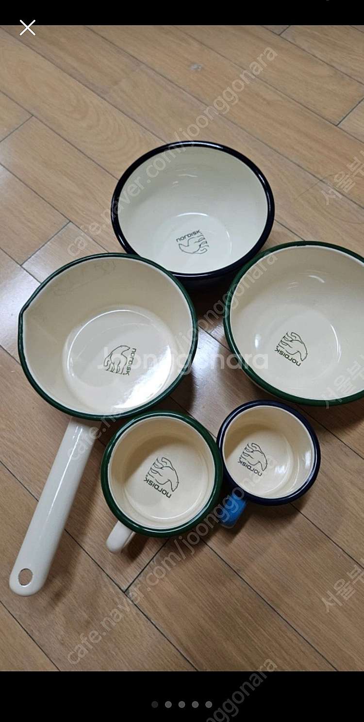 노르디스크 마담 법랑 세트 미사용 새제픔(가격내림--0