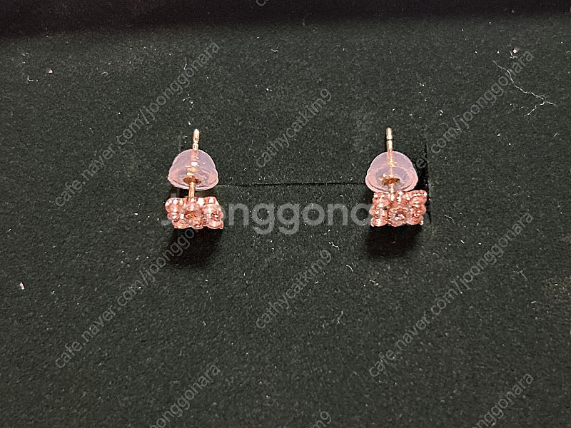 로즈몽 14k 화이트 토파즈 귀걸이--2