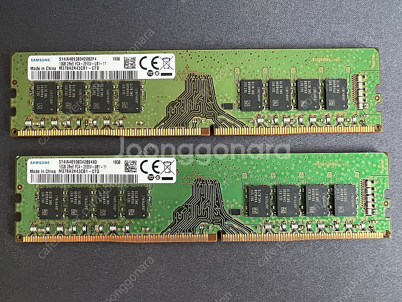삼성전자 RAM DDR4-2666 16GB 2개 일괄--0