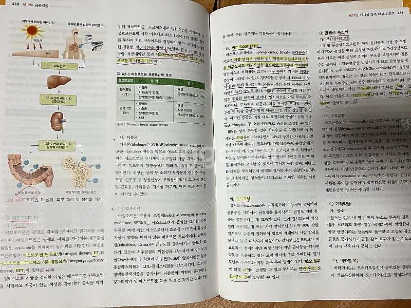 성인간호학 퍼시픽북스 1,2 (개별구매 가능)--2