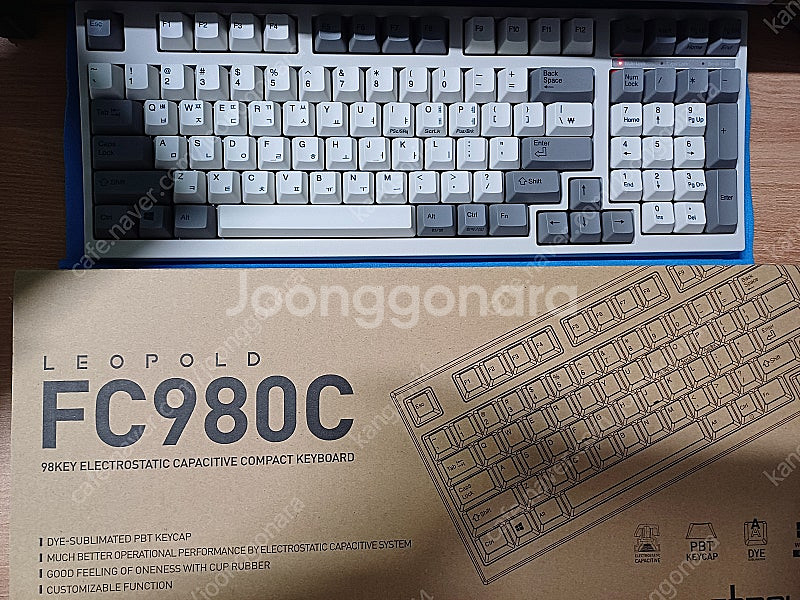 레오폴드 무접점 FC980C 화이트 한글 45g 판매--0