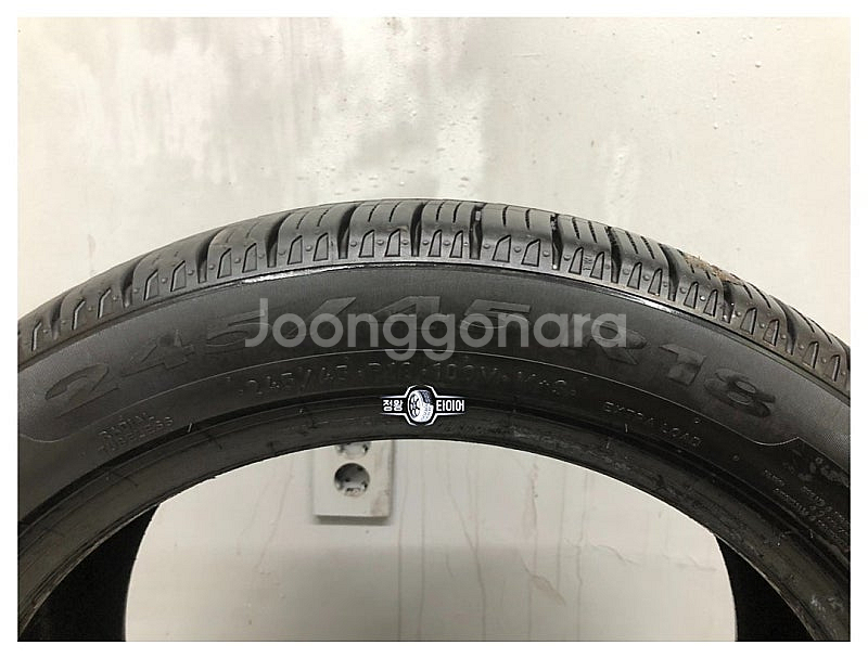 중고타이어 피렐리 P7AS plus 3 245/45R1...--4