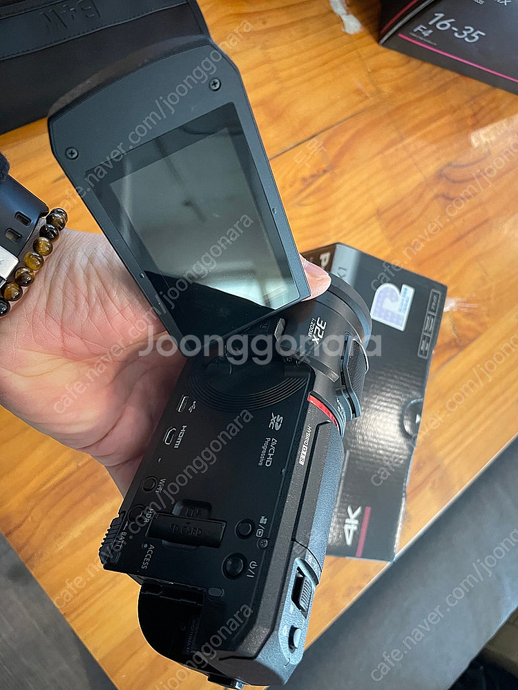 파나소닉 캠코더 HC-VX1 박스풀 + 대용량 배터리 ...--1