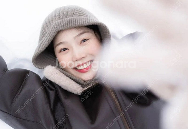 파사드패턴 램스울 리버시블 무스탕 크림 브라운--5