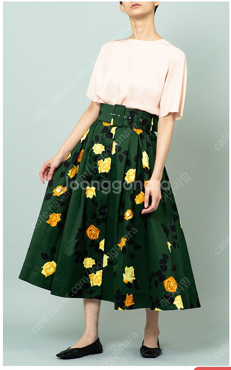 msgm 플라워 벨트 스커트 택달린 새상품!! 38사이...--0