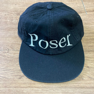 [OS] 구보 포저 빈티지 워싱 볼캡 모자 GUVO Poser Vintage Cap / 블랙