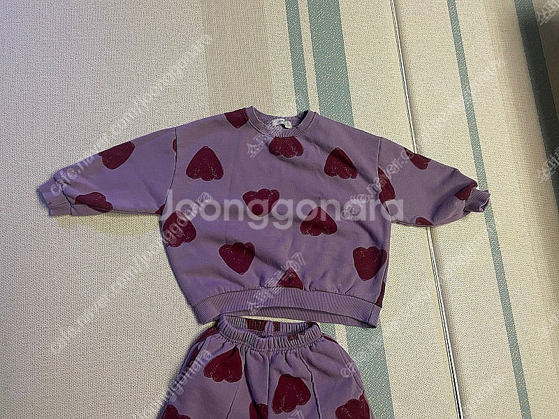 미니봉봉 기모 하트 맨투맨 마음 팬츠 라지 L 5세 전후 추천--1