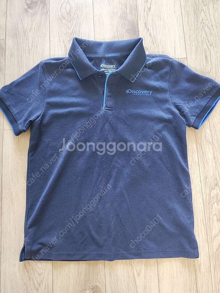 디스커버리 키즈 주니어 폴로반팔티 130사이즈 네이비--0