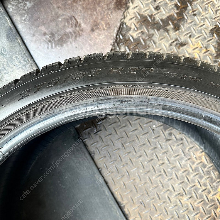 275 35 20 피렐리 피제로올시즌 중고타이어 2본 ...--4