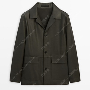 마시모두띠(massimo dutti) 레더 셔츠 자켓(XL)