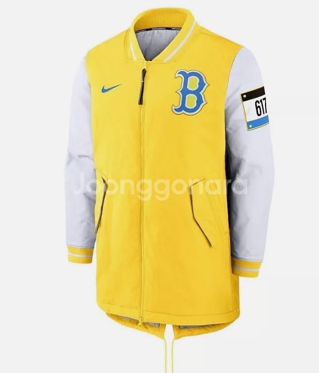 나이키 보스턴 레드삭스 덕아웃 롱패딩 점퍼 XL(110--0