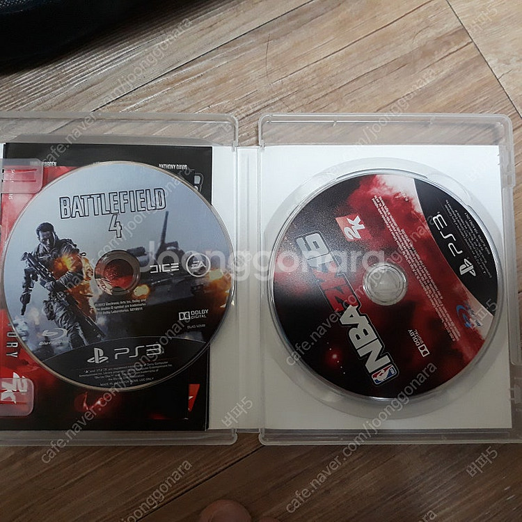 ps3 NBA 2k16 + 배틀필드4 알씨디--1