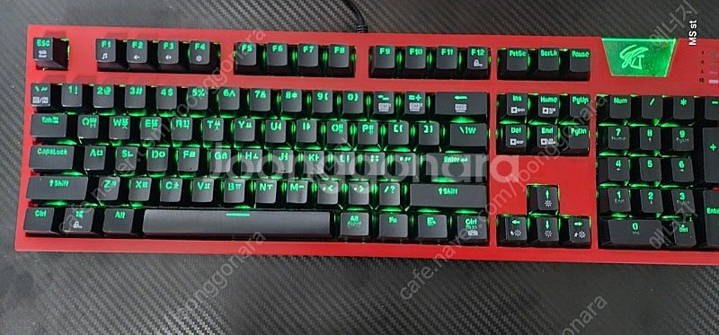 앱코 해커 K660 RGB 기계식 키보드 카일 청축--2