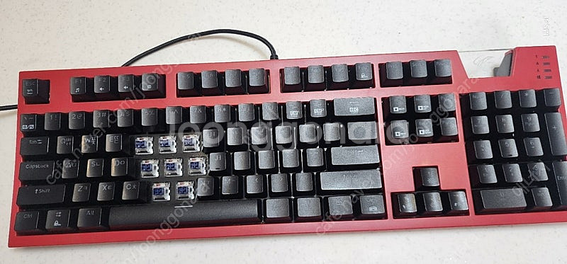 앱코 해커 K660 RGB 기계식 키보드 카일 청축--3
