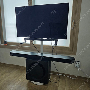 42c2 oled tv 랑 모블랩스 3세대 스탠드 같이 판매합니다