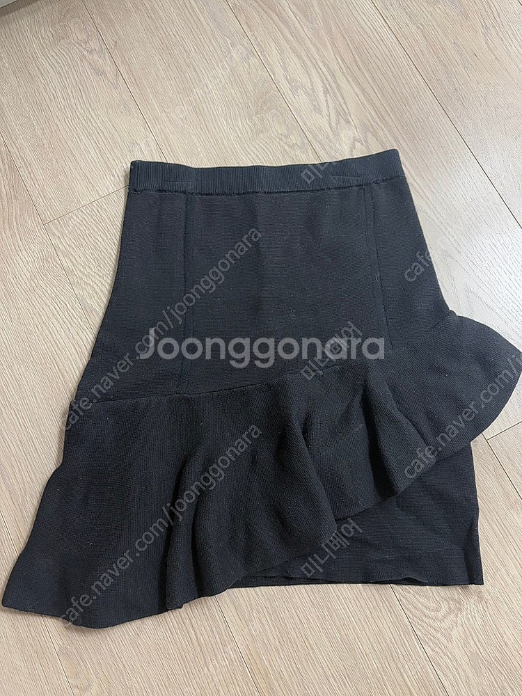 산드로 러플 니트 스커트--0