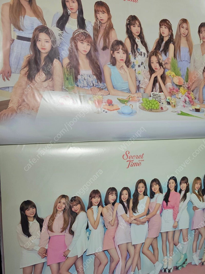 아이즈원 아이브 르세라핌 포스터 약 100장+클리어 파일 양도합니다(가격내림)