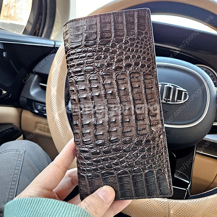 진짜 리얼 악어가죽 반지갑 장지갑 카드지갑--3