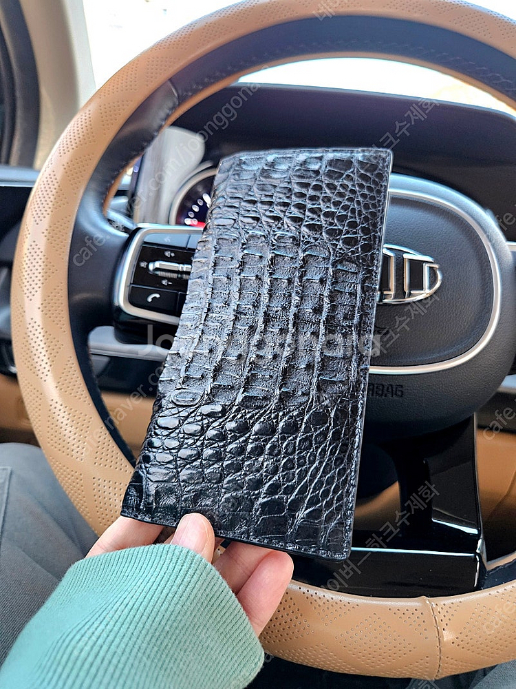 진짜 리얼 악어가죽 반지갑 장지갑 카드지갑--4