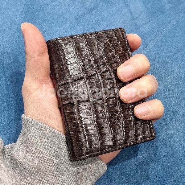 진짜 리얼 악어가죽 반지갑 장지갑 카드지갑--7