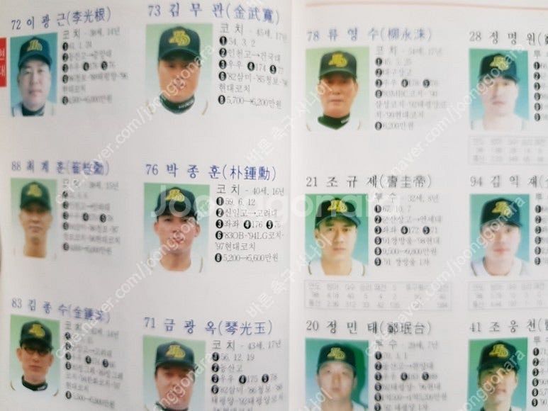 1999년 프로야구 가이드북 99 프로야구 사진북 - ...--5