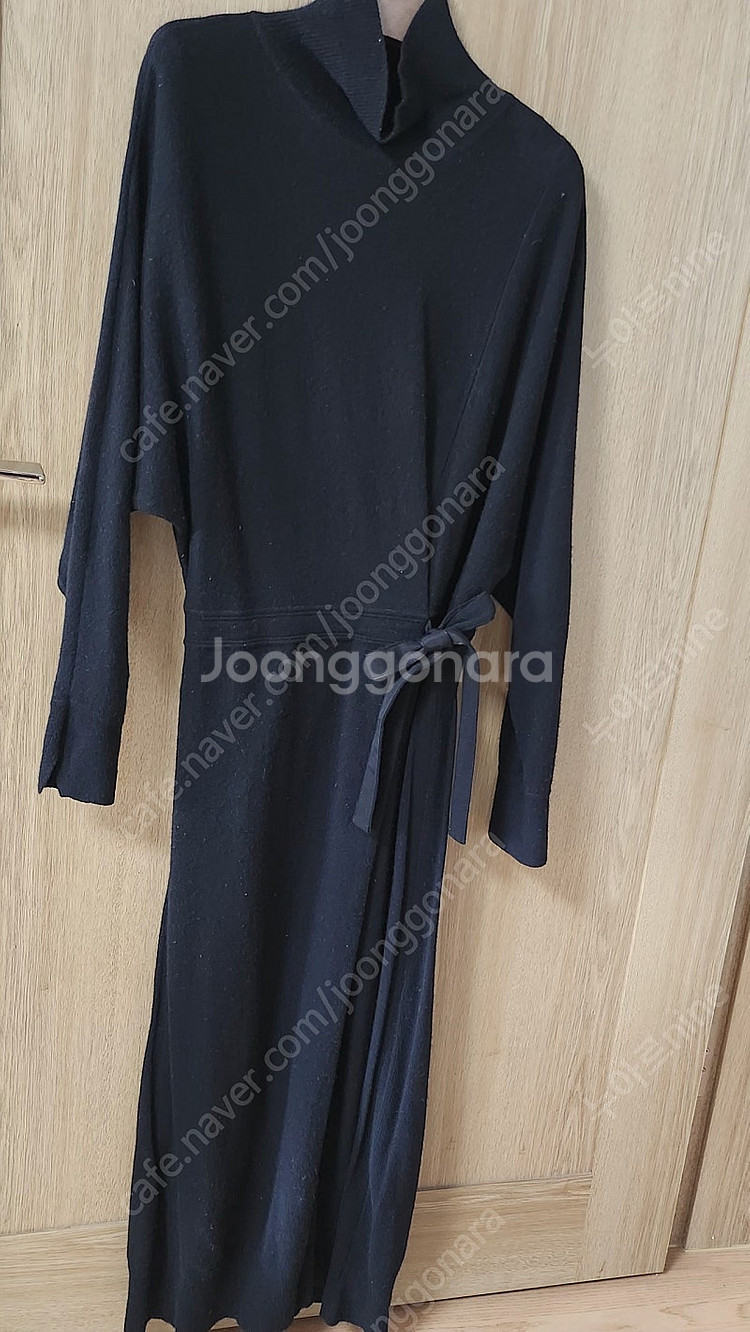 타임 TIME 벨티드 니트 원피스--0