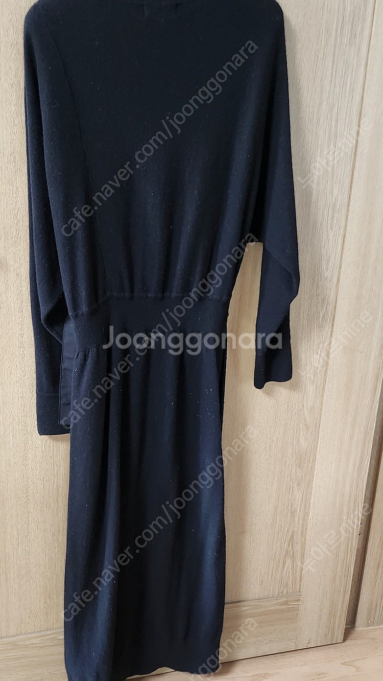 타임 TIME 벨티드 니트 원피스--3