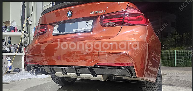 BMW F30 3시리즈 M스포츠 패키지 리어범퍼 전용 ...--1