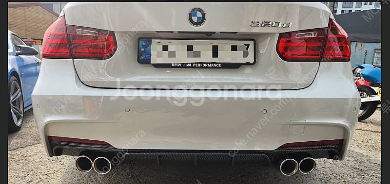 BMW F30 3시리즈 M스포츠 패키지 리어범퍼 전용 ...--2