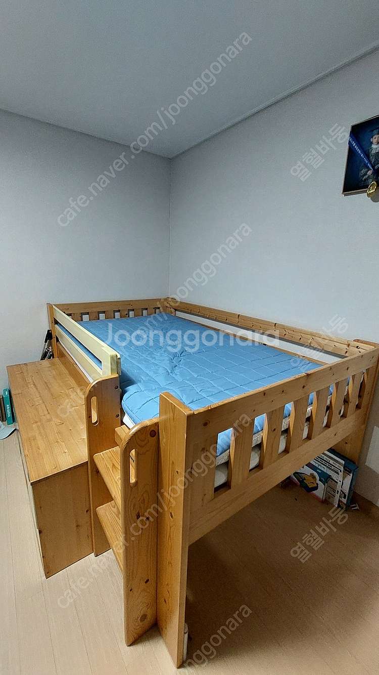 에보니아 낮은 벙커침대 팝니다--2