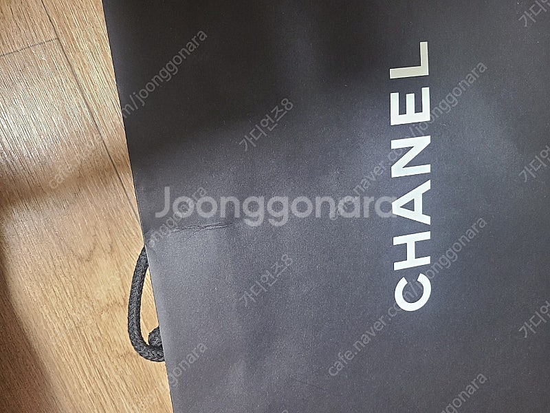 샤넬 까멜리아 미사용 쇼핑백 빅사이즈 만원 택배가능--5