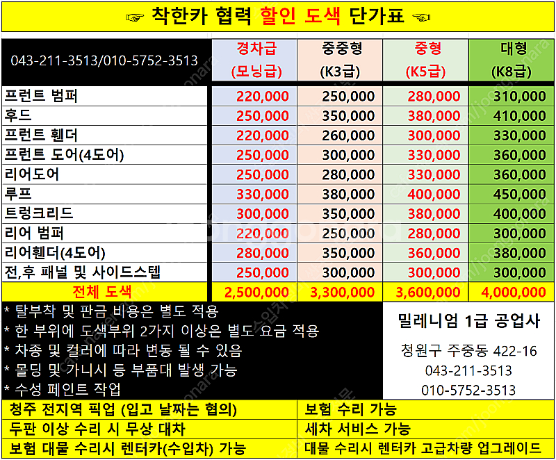 청주 스캔진단 무료행사 착한카 추천 현대 자동차 서비스...--6