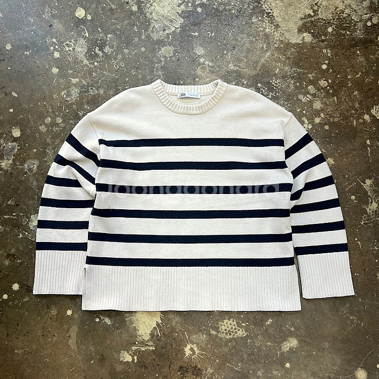 L) ZARA 자라 오버핏 니트 스웨터 시스템 듀엘 오즈세컨--1