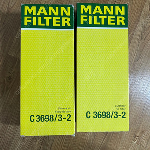 만필터 C3698/3-2 MANN FILTER 에어필터 벤츠용