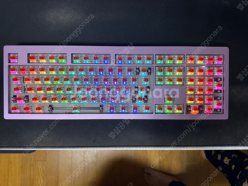 (1회사용) 몬스긱 Monsgeek M5W 라일락 + ...--4